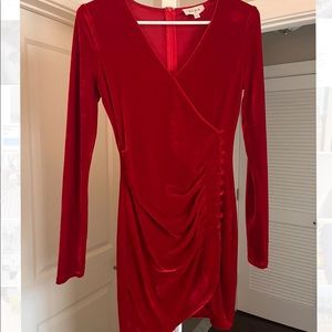 Red Velvet Dress